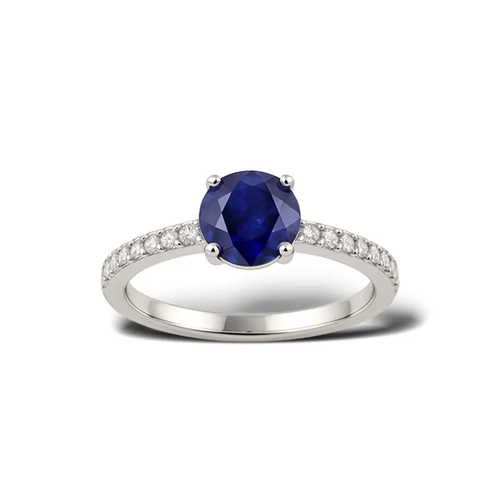 Solo Blue Sapphire Ring