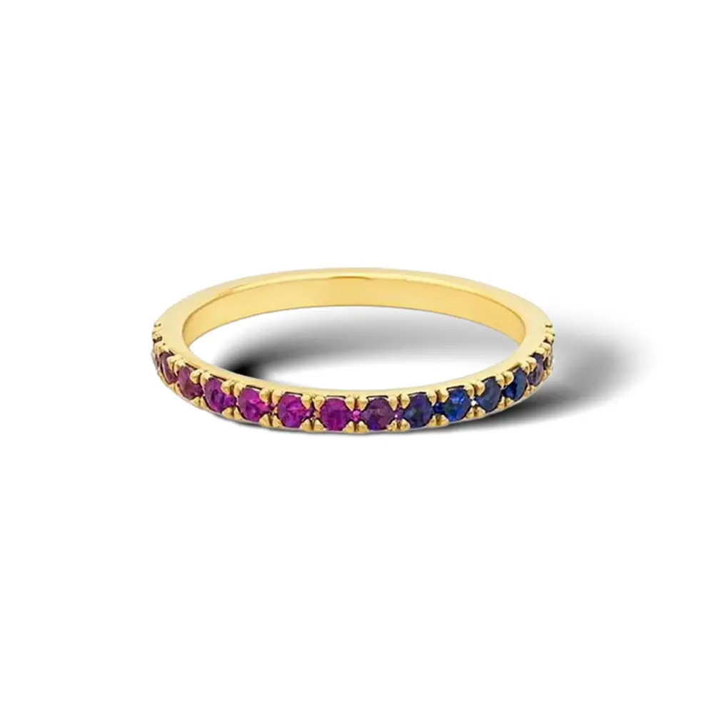 Rainbow Sapphire Ring